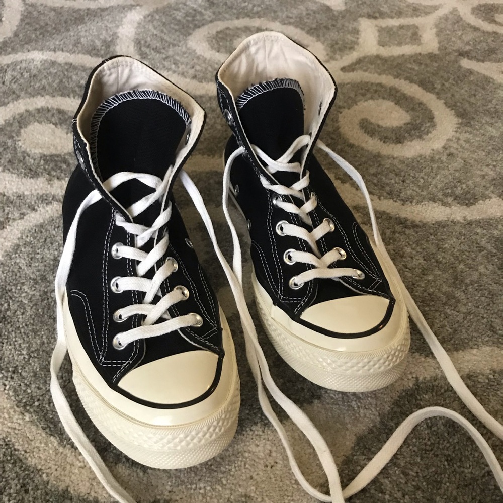 Black high top Converse